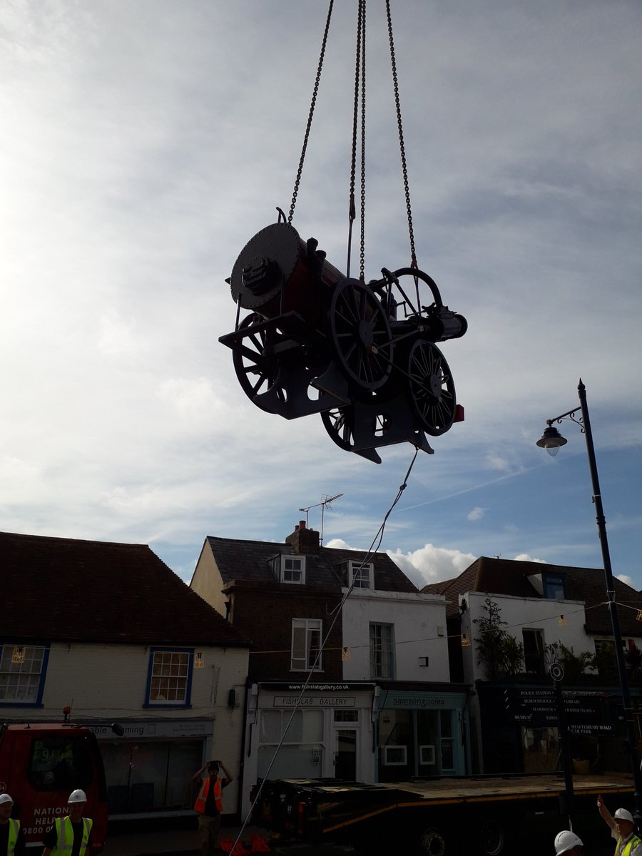 Hurrah! Coming home to #Whitstable at last -Stephenson's Invicta Steam locomotive 9th oldest in the world <a href="/BernadetteFis11/">Bernadette Fisher</a> <a href="/RosieDuffield1/">Rosie Duffield MP</a> <a href="/LabourWhit/">Whitstable Labour</a> @liddybrankley <a href="/ResistAusterity/">ResistAusterity</a> <a href="/rita0brien/">Rita O'Brien #yourNHSneedsyou #wearamask</a>