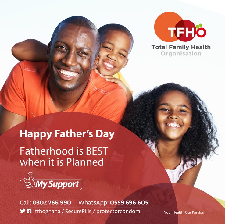_TFHO's tweet photo. Be the best possible father that you can be. We are here to help you make that possible. HAPPY FATHER'S DAY. #fathersday #TFHO #dadsarethebest #familyplanning #securepills #protectorcondoms https://t.co/xPPYxzX6Sy
