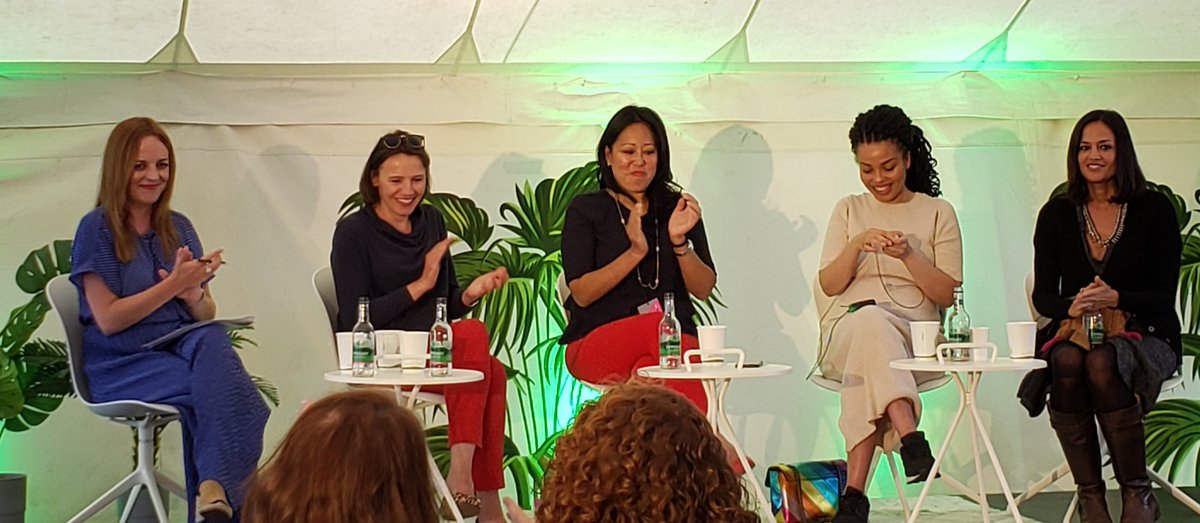 What's next for MeToo? Informed observations from Ireland, India, Shanghai, UK & US -- all on one panel 
@dalkeybookfest. Terrific discussion w/ @aoifemcl @LenoraChu @EmmaDabiri & #TishaniDoshi led by  
@jenoconnell. #Ireland #culture #DBF10 @GlobalIrish