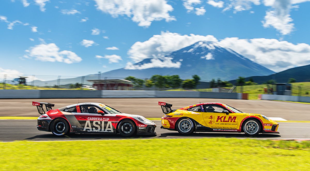 carreracupasia's tweet photo. Win for @will_bamber in Rd 5! The #TeamGiltrapGroup driver closed a mega 1st victory in Fuji, climbing the top step of the podium next to @mragginger of #TeamPorscheHolding in 2nd & @c_van_der_drift of #TeamFormax in 3rd. https://t.co/1CT79N8zR1