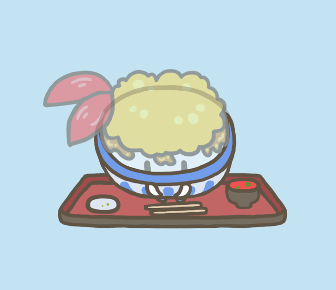 天丼のtwitterイラスト検索結果