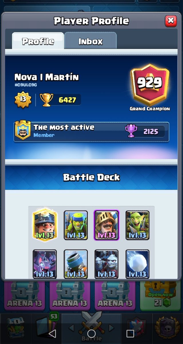 Pusheo cuentas para ladder esta temporada, estas son mis actuales copas.
Rt se agradece
Cualquier info al MD
#ClashRoyale