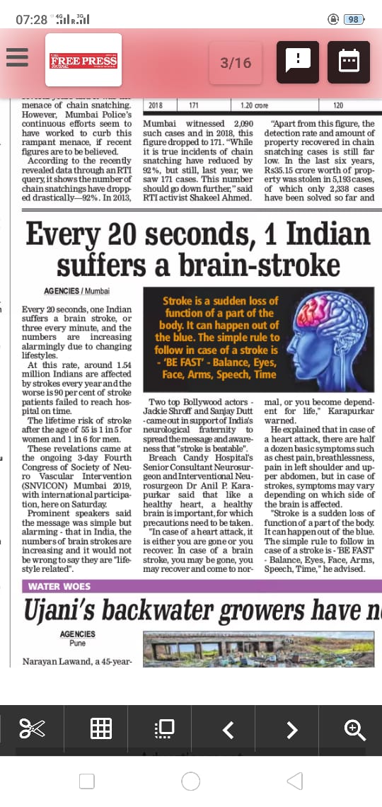snvicon's tweet photo. Sanjay Dutt, Jackie Shroff come together for brain stroke awareness programme at #SNVICON2019 #stroke @bindasbhidu
@duttsanjay @GrandHyattMum https://t.co/XzI2s3glEc
