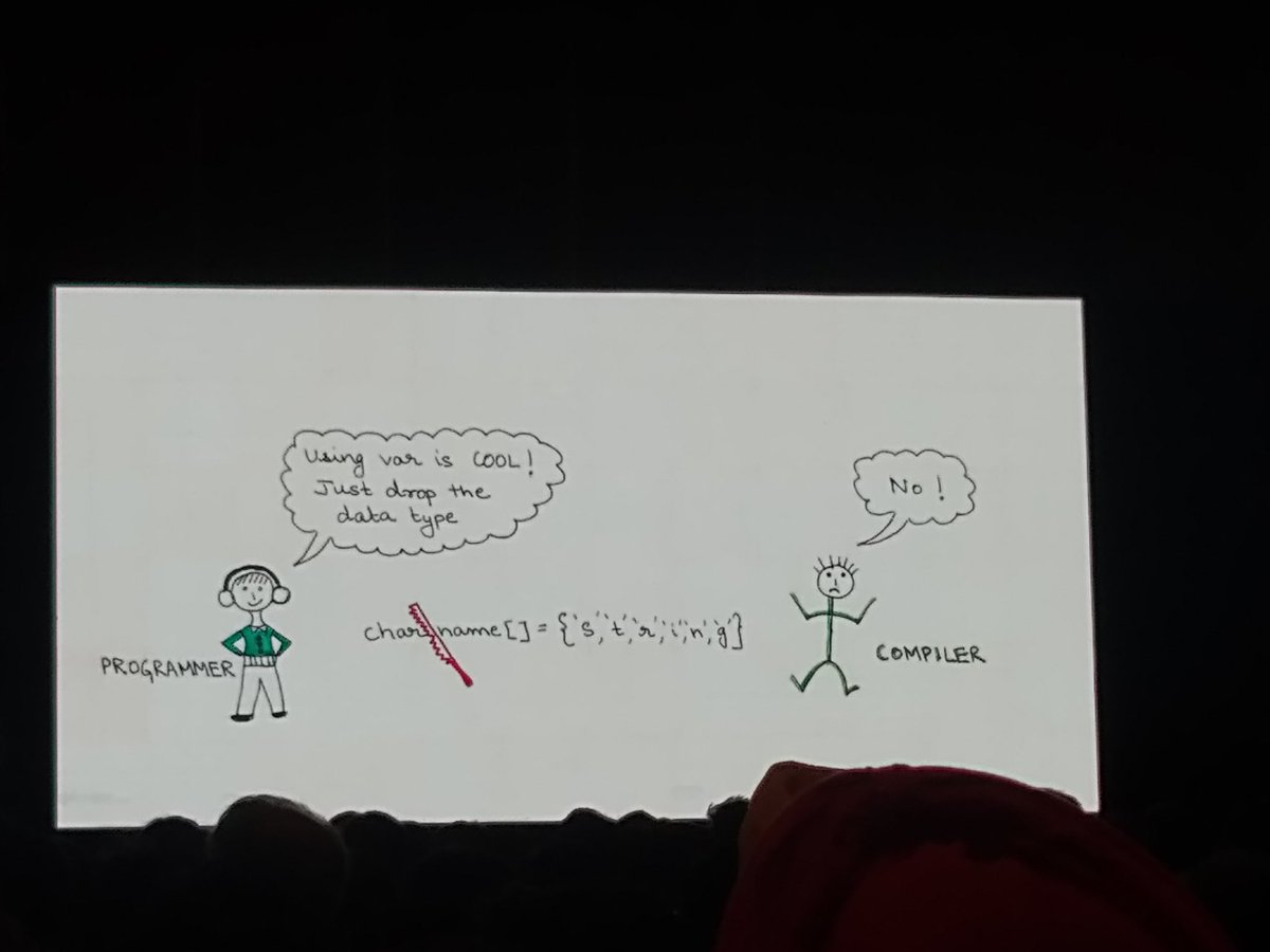 rajatdotgo's tweet image. We just can't put var anywhere we want , there are rules to do not .
#JetBrains_India
#JetBrainsDay
@jetbrains
@resharper
@eMalaGupta
@mikhail_vink
@gdg_nd