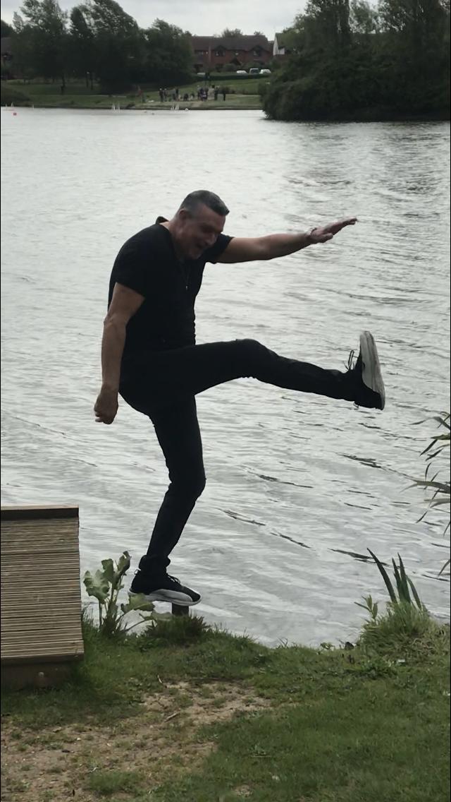 lyttleb5's tweet photo. @SundayBrunchC4 my dad is the best dad because he thinks he’s karate kid😉 I mean he can dream am I right https://t.co/wr6gtn98LC