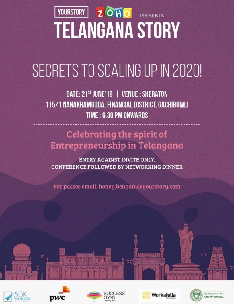 50K Ventures (@50kventures) on Twitter photo We are Co-hosting one of the prestigious event happening in Telangana in collaboration with <a href="/YourStoryCo/">YourStory</a> @teamTSIC recognition the deserving personalities and the organisations from ecosystem.
<a href="/THubHyd/">T-Hub</a> <a href="/TiEHyderabad/">TiE Hyderabad</a> <a href="/startuphyd/">Start-Up Hyderabad</a> We are Co-hosting one of the prestigious event happening in Telangana in collaboration with <a href="/YourStoryCo/">YourStory</a> @teamTSIC recognition the deserving personalities and the organisations from ecosystem.
<a href="/THubHyd/">T-Hub</a> <a href="/TiEHyderabad/">TiE Hyderabad</a> <a href="/startuphyd/">Start-Up Hyderabad</a>