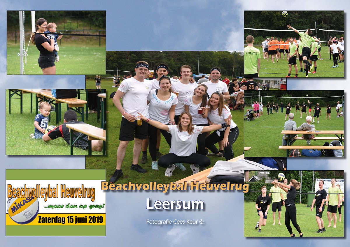 Beachvolleybal Heuvelrug weer een succes voor jong en oud.