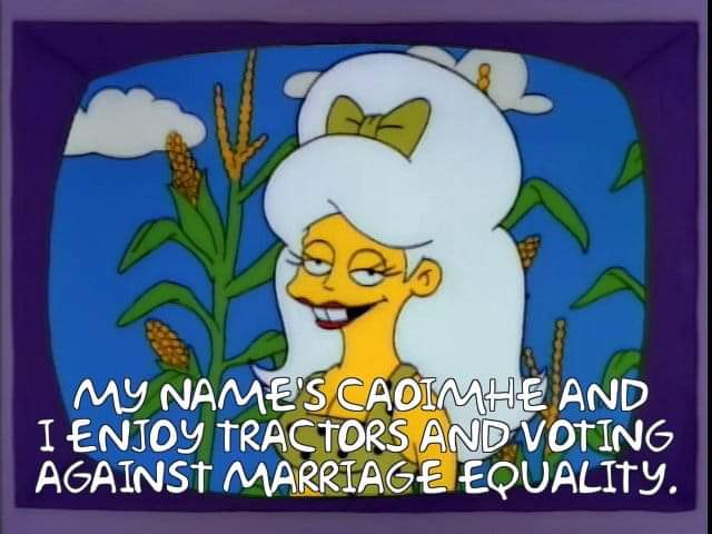 iresimpsonsfans's tweet photo. Roscommon entry for The Rose of Tralee https://t.co/jgDV3amDDU