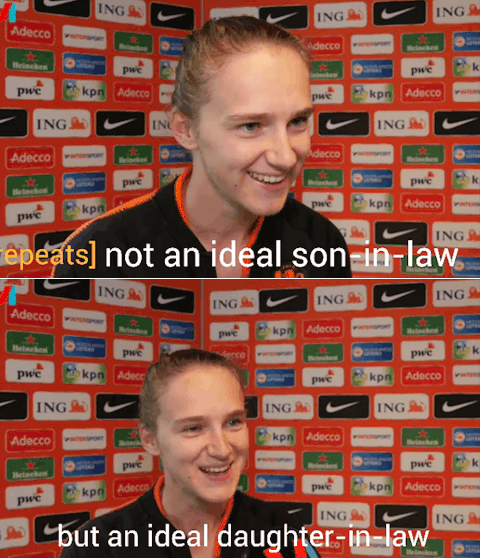 Hey journalists, if you're going to be asking irrelevant questions like this to the players when they're in the middle of a WC, how about you do your homework first?