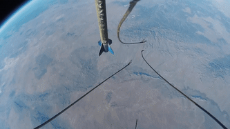 livescience_t's tweet photo. UP Aero#Space's #SpaceLoft XL rocket deploys a science payload capsule at an altitude of 75 miles on a suborbital flight over Arizona, 6 November 2015 [xpost /r/#SpaceGfys] - https://t.co/BLYVUUQHaV - #CoolStuff https://t.co/j3G6OFDqYS