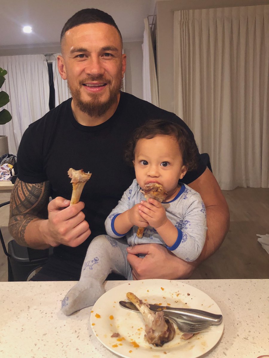 Sonny Bill Williams En Twitter Eat Up My Son We Need To Start Training Soon Lol