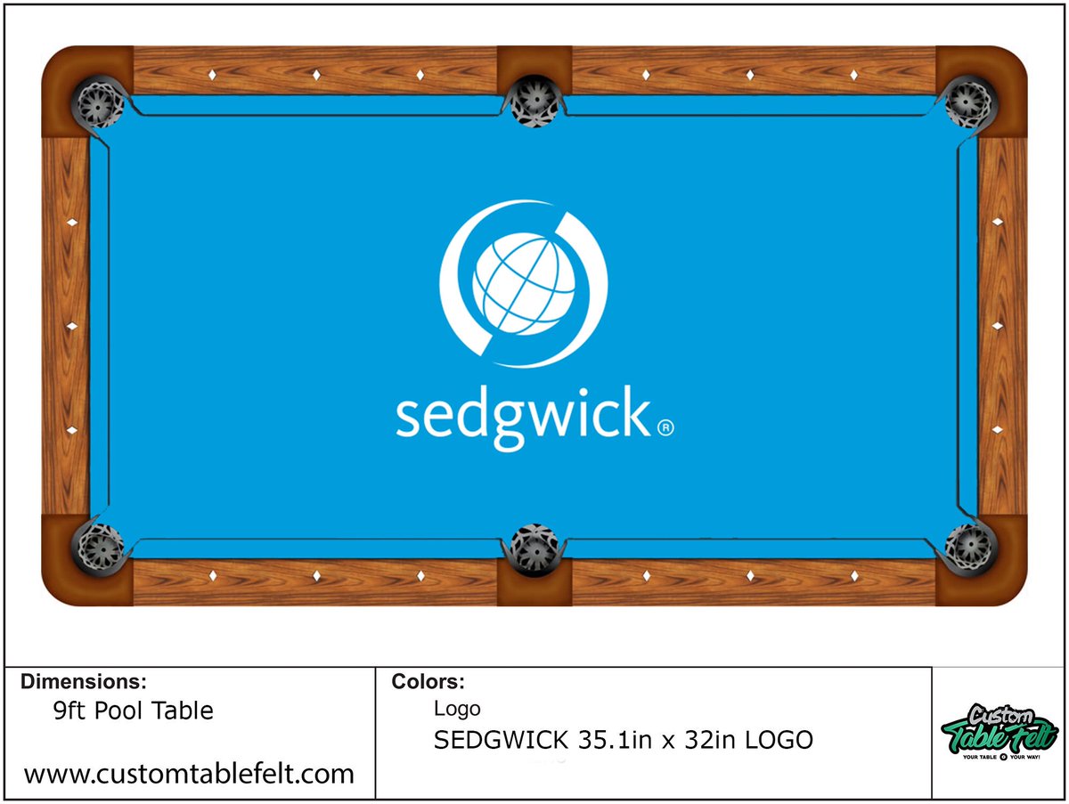 customtablefelt's tweet image. #pooltable