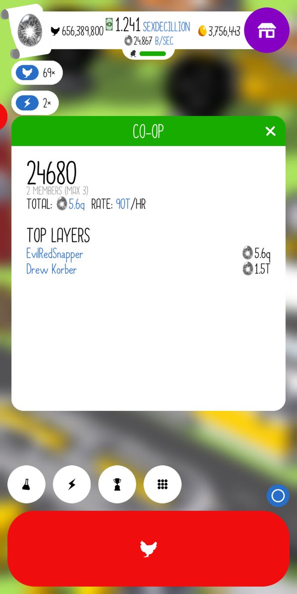 buttmonkey78's tweet image. #egginc #cleanx Join coop 24680 and lend a hand!