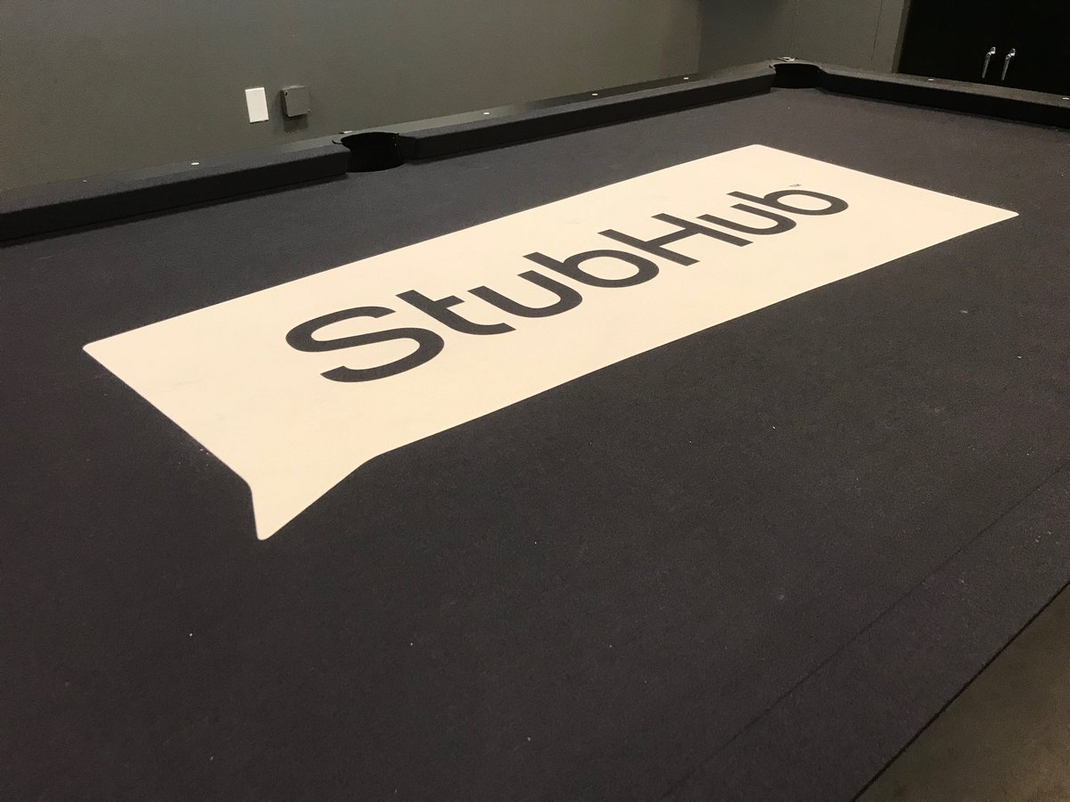 customtablefelt's tweet image. #pooltable #stubhub