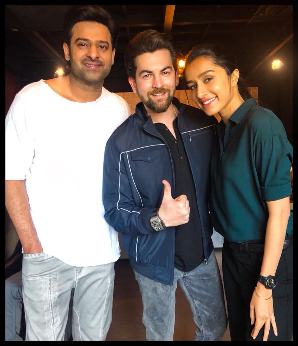 NeilNMukesh's tweet photo. Two years since this beautiful journey started and it's a Wrap for me on the sets ofSAAHO. Thank you #prabhas @ShraddhaKapoor ,my brother @sujeethsign  and the entire team. @UV_Creations @itsBhushanKumar @SaahoOfficial @TSeries  🤗🙏🏻🙏🏻 https://t.co/tOw6Cthojw
