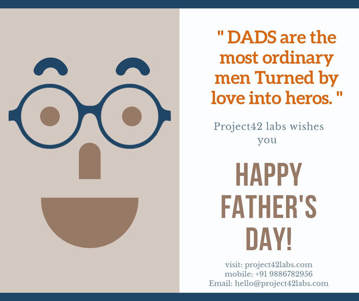 hellop42l's tweet image. Team Project42 labs wishes a very &quot;HAPPY FATHER&apos;S DAY&quot; to all the father&apos;s out there!!

#project42labs #FathersDay2019 #FathersDay #HappyFathersDay #p42l