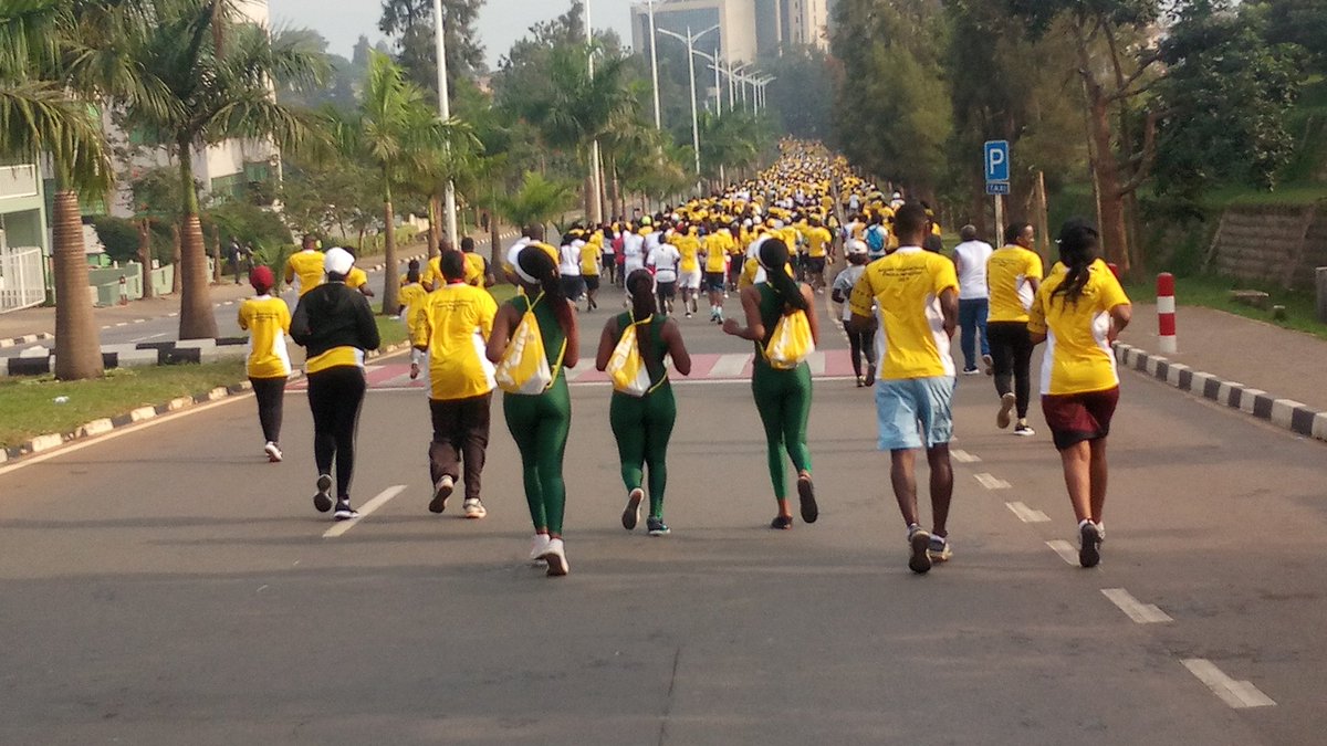 YES!! We made it. #KigaliPeaceMarathon #RunForPeace #Run4Peace #Rwanda