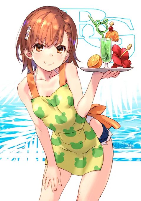エプロンホットパンツ水着? 