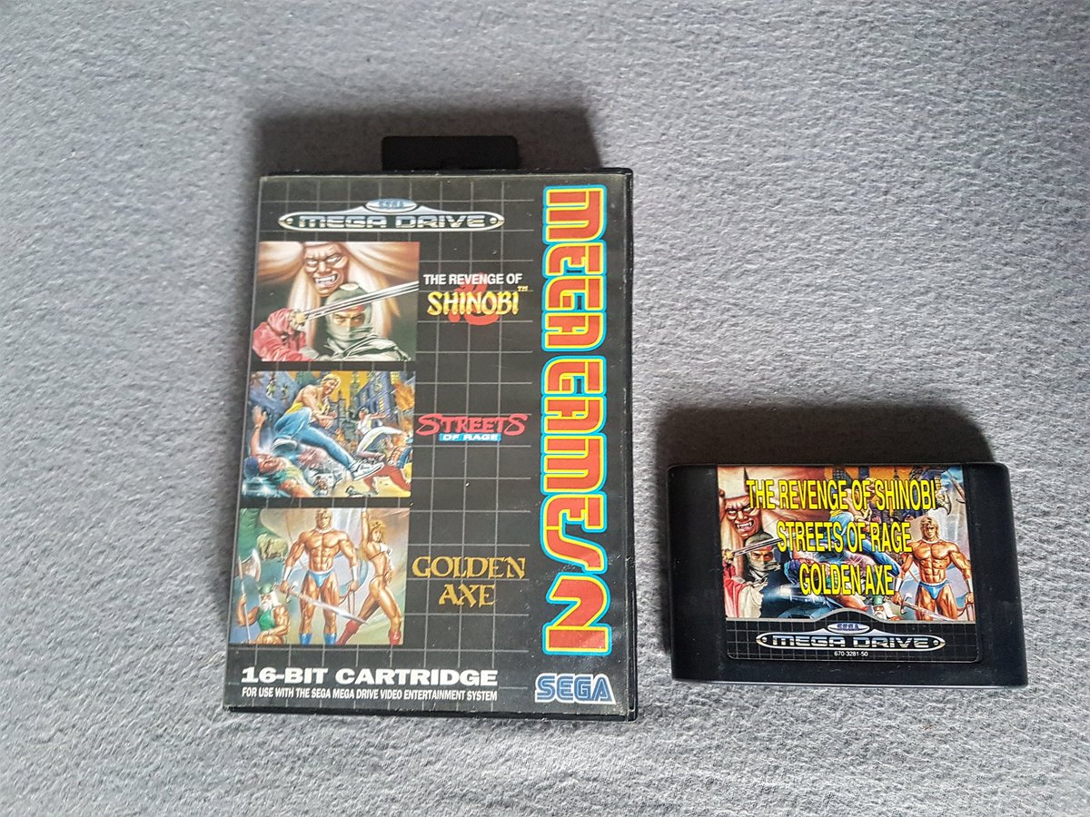 RetroBoyJon's tweet image. A QOTD for #FathersDay 

What game/s do you most associate with your dad?

For me it's Mega Games 2 for the megadrive. This is the original copy we had as kids, the first megadrive cartridge I ever had. Used spend hours playing Golden Axe and Streets of Rage with him as a kid