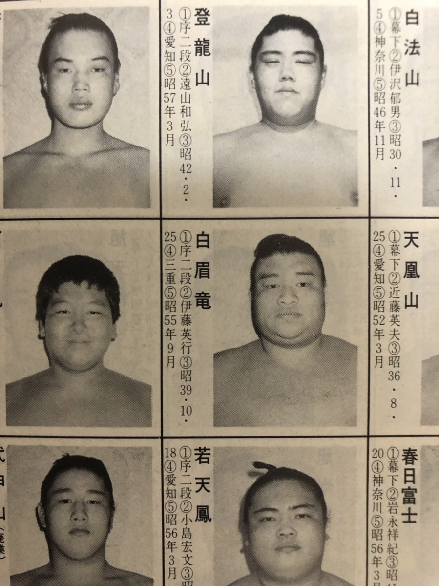 をゑん 幸せな結末 いえいえ イマイチお役に立てず ボケない程度に寄ってみました その前の年の名鑑も見てみましたが これと同じ顔写真でした