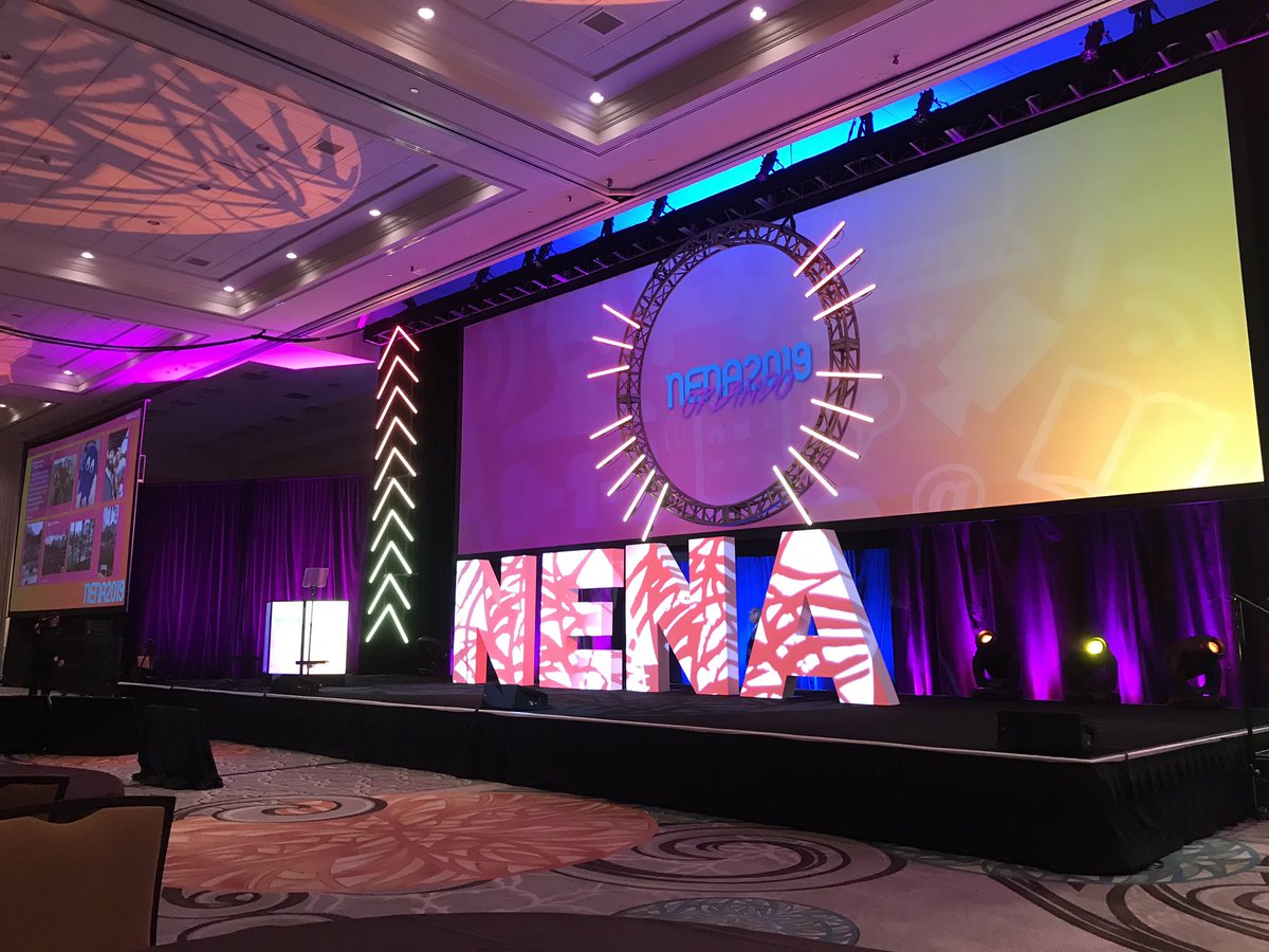 We are excited to be at the opening keynote of #NENA2019.