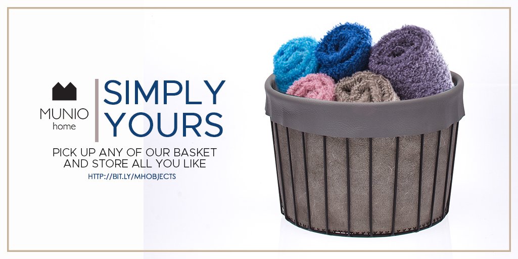 muniohome_in's tweet photo. #SimplyYours
Simple things have great use! A basket can store memories, moments, or even just some mundane things. Pick up any of our baskets and store all that you like. They will not disappoint, we promise: https://t.co/4xv6OPvHD7 https://t.co/PXiRC5T16Q