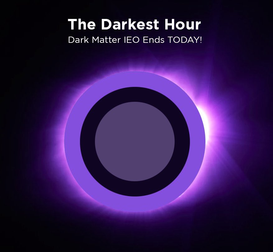 ionomics's tweet photo. Today is the day. The $XDM presale is ending and whatever’s left from the presale allocation is going into the burn pile. #theDarkestHour #tokens $ION #Blockchian #ionomy @inflationsucks https://t.co/9v5R7P0klp