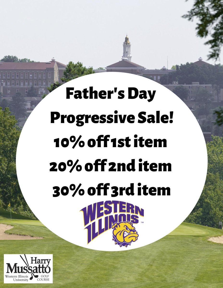 WIUgolf's tweet photo. Happy Father's Day! It's a great day for round of golf or a practice session and a cold beverage. https://t.co/tHMxHzLA8Y