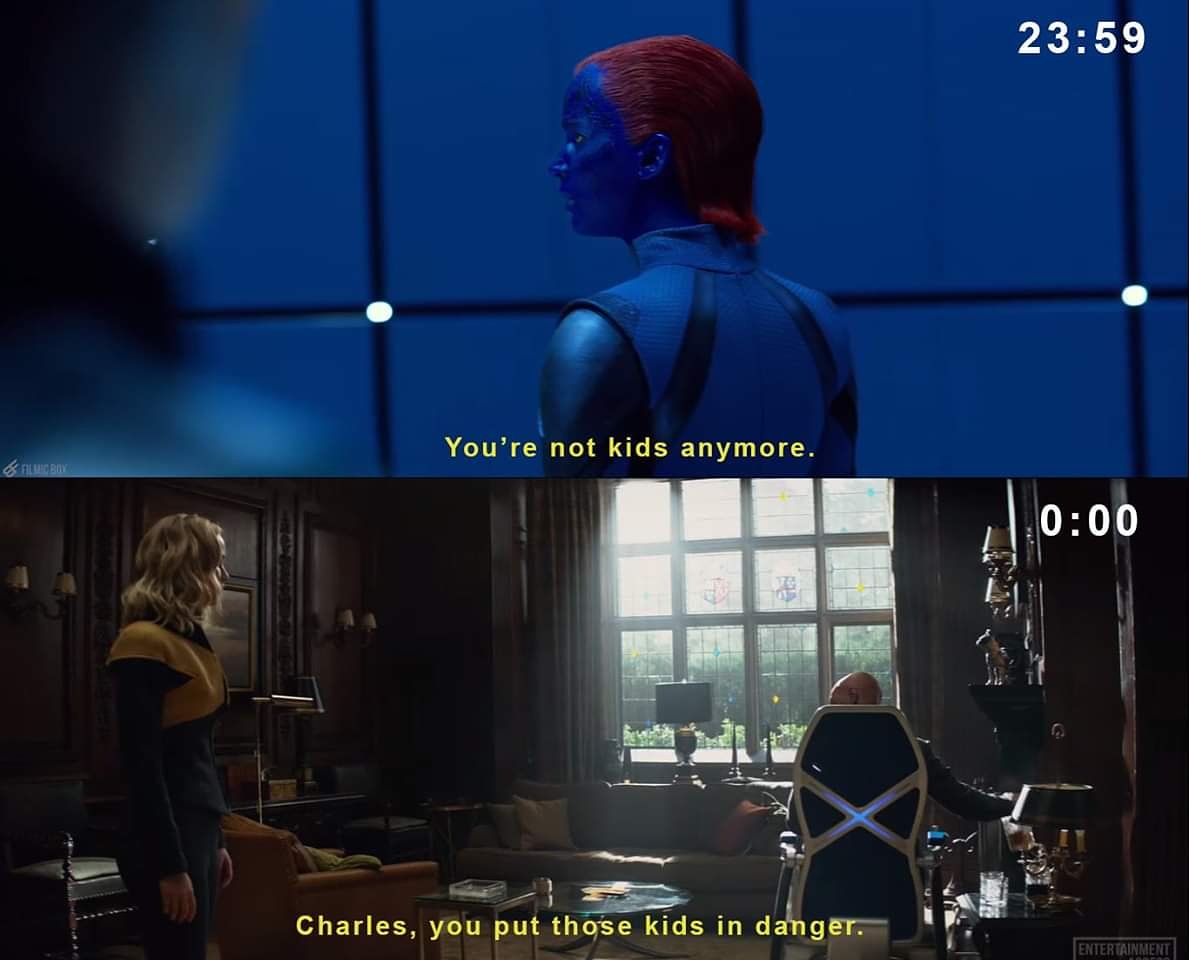 universoxmen's tweet image. #XFUN: Oi? 🤔 #DarkPhoenix