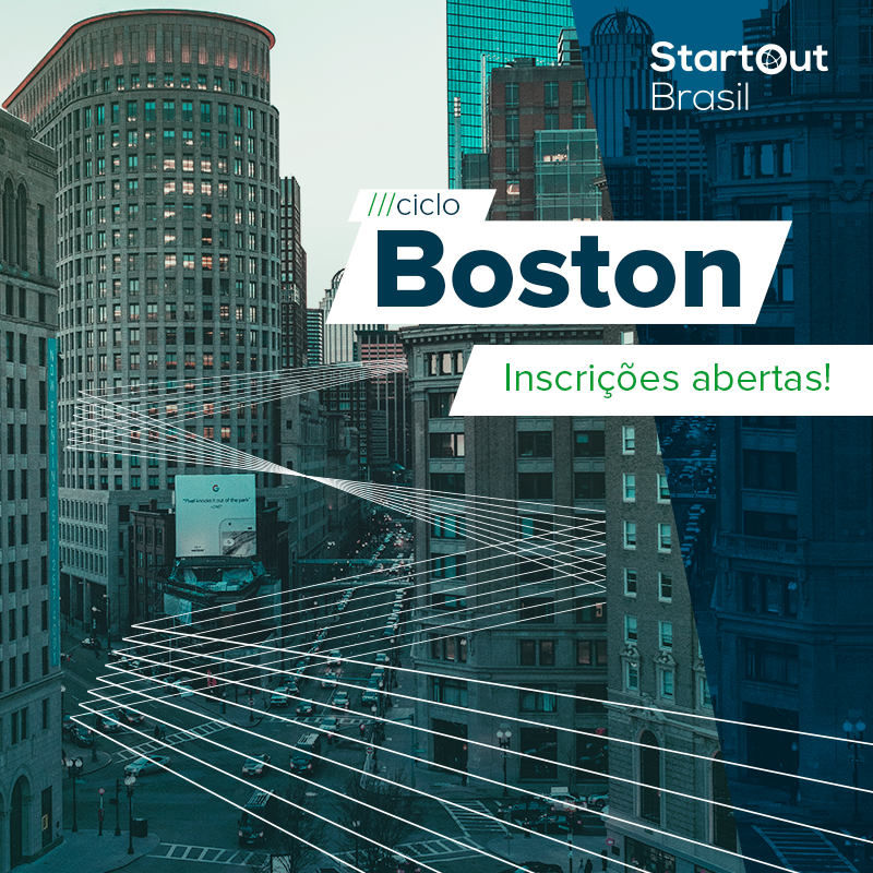 [SÓ ATÉ AMANHÃ]

20 startups brasileiras irão se conectar com um dos mais promissores ecossistemas de startups dos Estados Unidos. 

Inscreva-se até amanhã e leve seu negócio para Boston: ow.ly/Rgd150up7Cj
