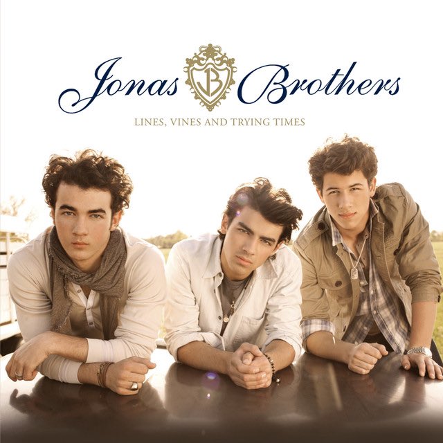 jonasbrothers's tweet photo. Today is the 10 year anniversary of #LinesVinesAndTryingTimes 🤯 What was your favorite song off the record?? https://t.co/PUXbmOHyxr