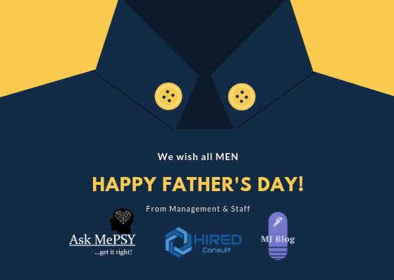 hiredconsult's tweet photo. #FathersDay #FathersDay2019
Thank you for all the sacrifices you make for your family and all the joy and love you bring into their lives.
#HIREDConsult #getitright #proofme https://t.co/Y7wSfdXPAP
