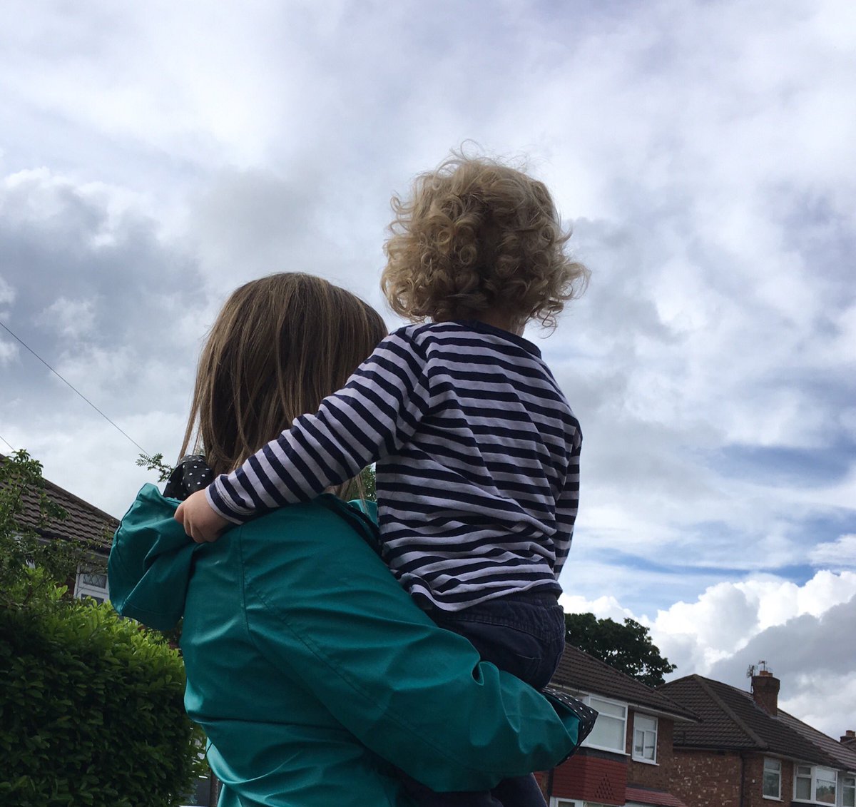 Broad26C's tweet image. Day 4 and 5 of #30dayswild  - look at the clouds and spot mini wildlife. Did anyone else in Year 4 @NewMillsPrimary find a break in the rain for their #randomactsofwildness?!