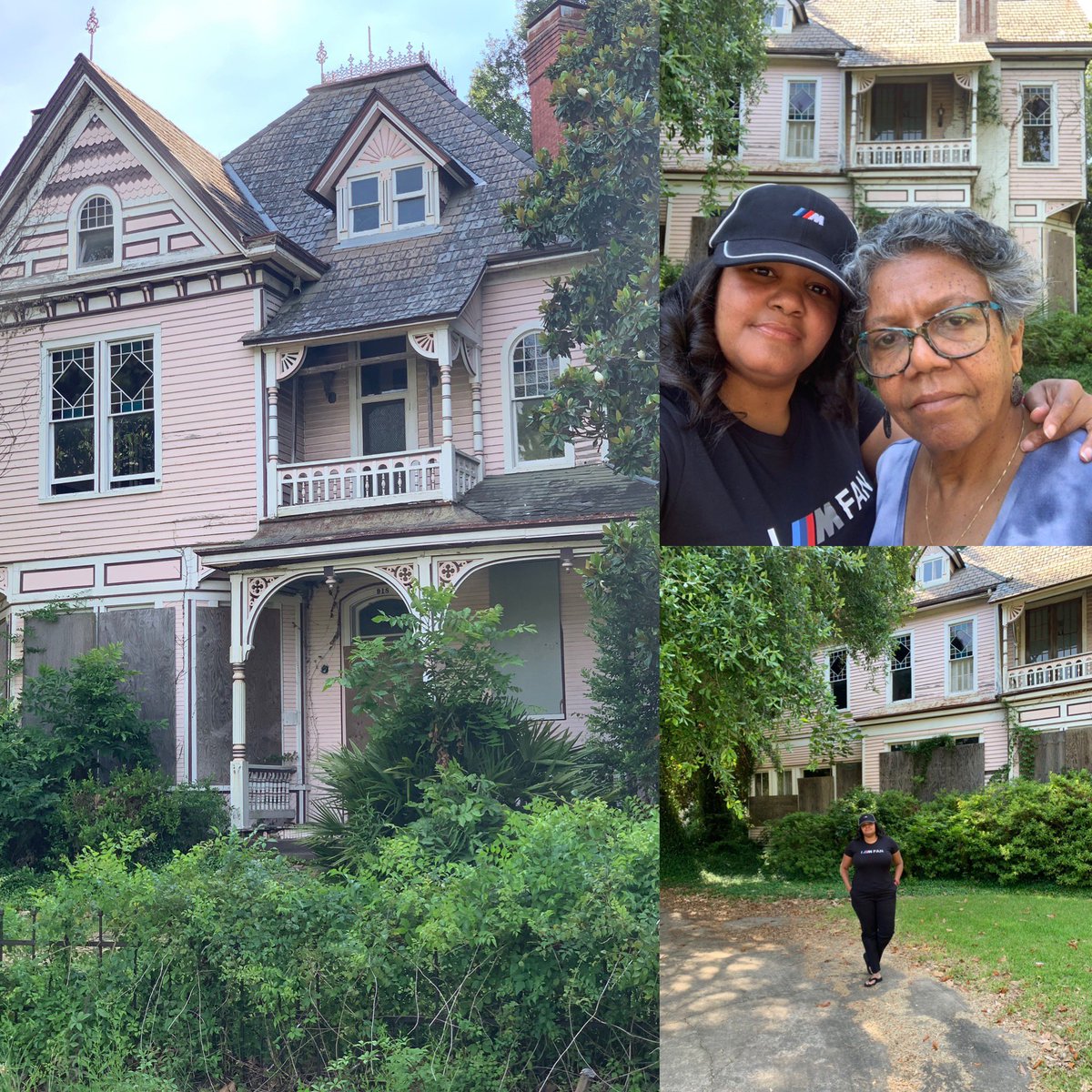 PinkHotelAtl's tweet photo. All my life I’ve dreamed of The Pink Hotel. 
Never knew where this vision came from, until now. 
918 Jackson St.  A Women’s Shelter my Mom, siblings and I stayed in. 
Great endings often come from bad beginnings. 
ALL THINGS WORK TOGETHER. 😪🙏🏽❤️👸🏽👸🏽 https://t.co/QwPzTVoglK