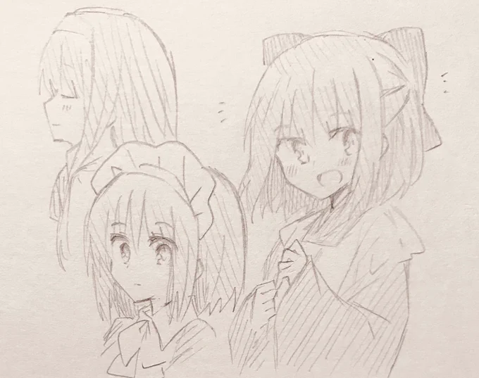 枕の上めっちゃ描きにくい 