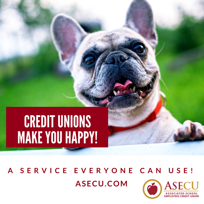 ASECU's tweet photo. Be Happy! Join #ASECU! #AServiceEveryoneCanUse #CreditUnions #Happy https://t.co/Qymz3JFlPz