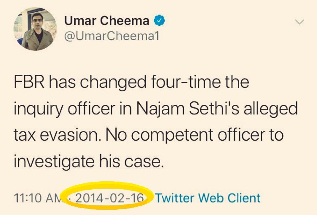 Exhibit BI.  @UmarCheema1 on Najam sethi in different governments (PMLN & PTI).This man is a legend.