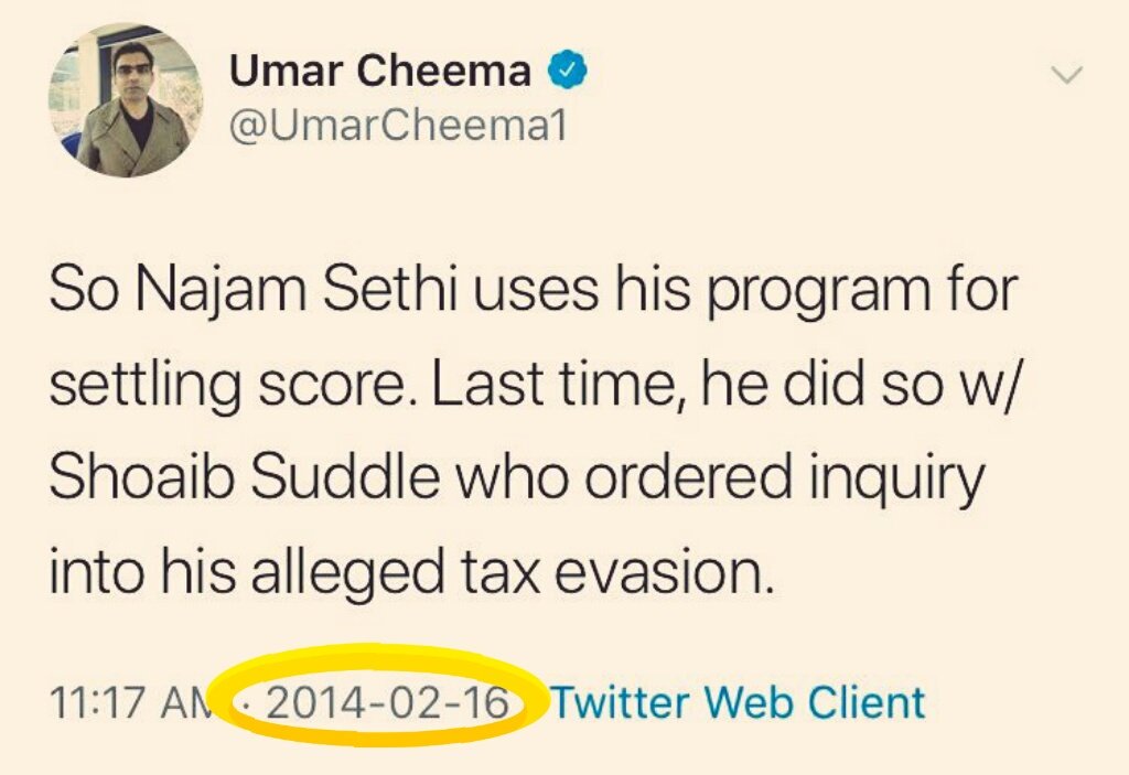 Exhibit BI.  @UmarCheema1 on Najam sethi in different governments (PMLN & PTI).This man is a legend.