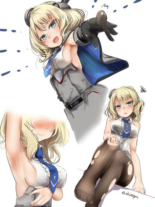 腋を描きたくなったらコロラドを描くべし
ただこの髪型描きづれぇ!セットするのはもっと大変そう

#艦これ 