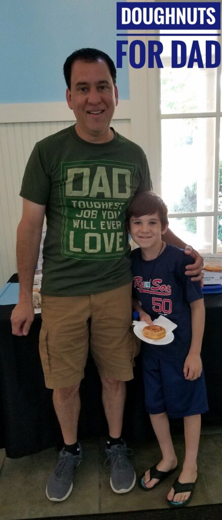 WilliamsburgFun's tweet photo. Our Dads really like doughnuts. #DoughnutsForDad #FathersDay2019 #GSRLovesDads #GreenspringsActivities https://t.co/WFjaFiGV8g