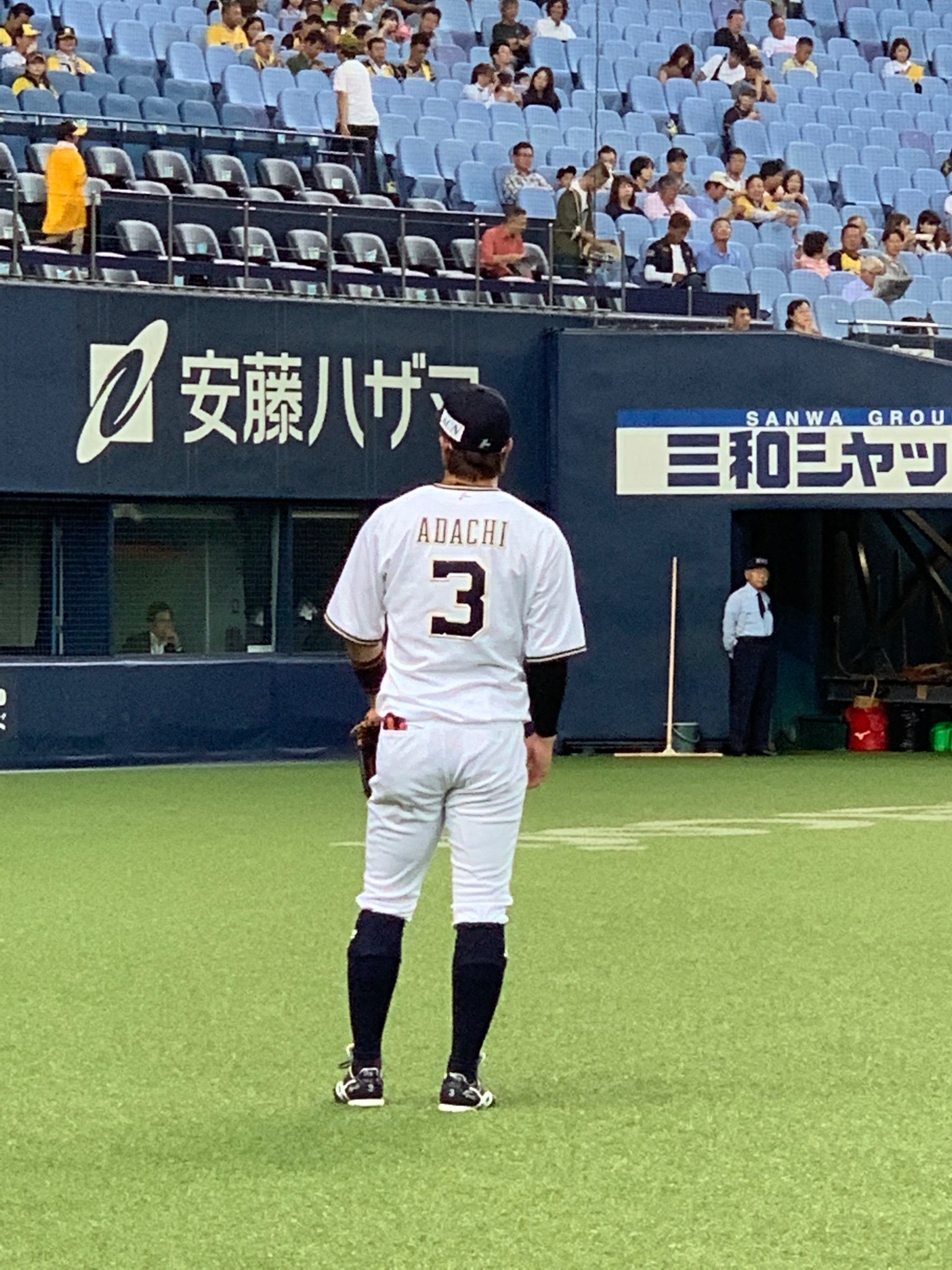 オリックスバファローズ安達 ユニフォーム 背番号3 プロ仕様