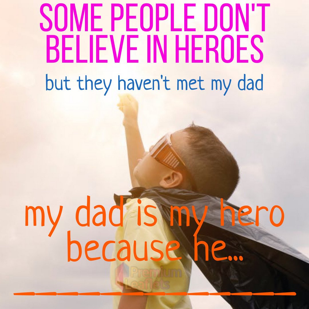 premiumleaflets's tweet image. Happy father's day from Premium Leaflets! Fill in the blank in the comments and tag your hero. ...my dad is my hero because he ........................