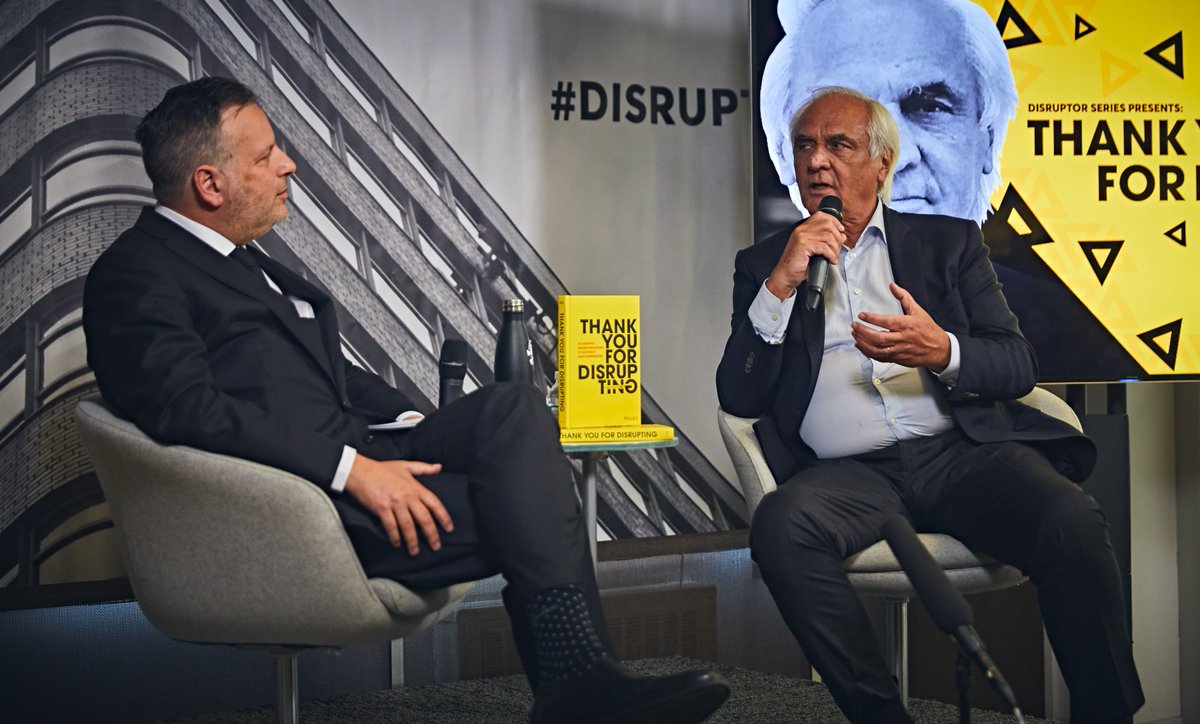 I had the pleasure of speaking with @schwartzie14 at @tbwa's #DisruptorSeries, launching my book and sharing a few stories along the way. You can hear our conversation on the podcast here: podbean.com/eu/pb-vhqtd-b4…