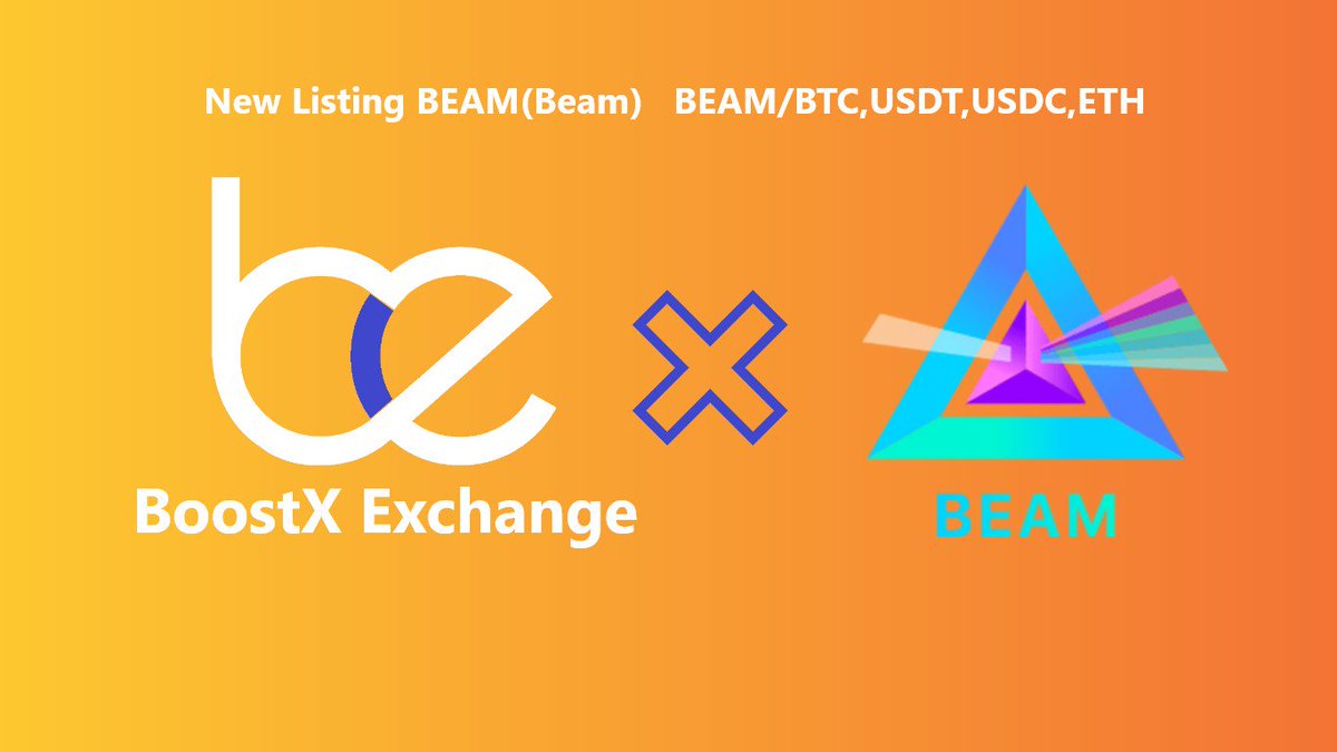 BoostXexchange's tweet photo. BEAM has been listed with boostxexchange 
BEAM(Beam)
•BEAM/BTC
•BEAM/USDT
•BEAM/USDC
•BEAM/ETH
@beamprivacy https://t.co/ILxPycTExM