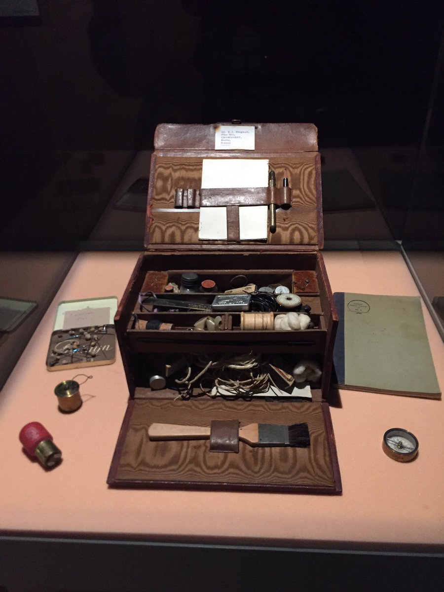 MarDixon's tweet photo. #WellcomeMagic @ExploreWellcome 

Where else would you see a Haunting and Poltergeist investigation toolkit next to Psychical research (applied rigorous scientific methods) https://t.co/0Ef5k2zwRb