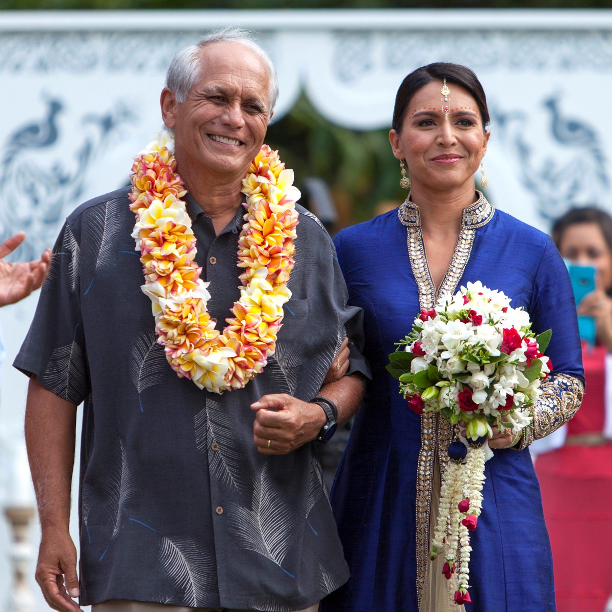 My dad walking me down the aisle on my wedding day (April 2015 — Kahalu’u, HI)