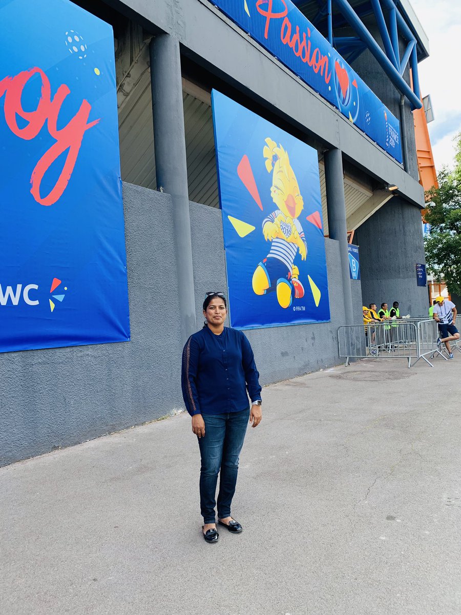 maymolrocky's tweet photo. Big Big thank you to FIFA and AIFF for making it possible for me to watch FIFA Women’s World Cup France 🇫🇷 2019 @FIFAWWC @IndianFootball @kushal60_das @SarBareman @PatriGlez8 @abhiy10 @ichoudhary7  @Sapna_A_Dream @ https://t.co/uvi3nTH0TF