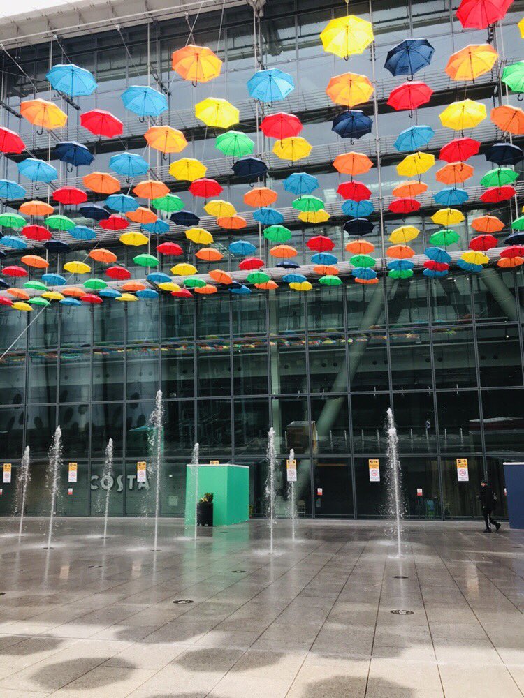 charlierapple's tweet photo. Up at 6.30 to feed a houseful of #runjericho runners and marshalls - now on my way to #ARMA2019 and admiring this beautiful new installation at @HeathrowAirport https://t.co/9z93P3HYnD