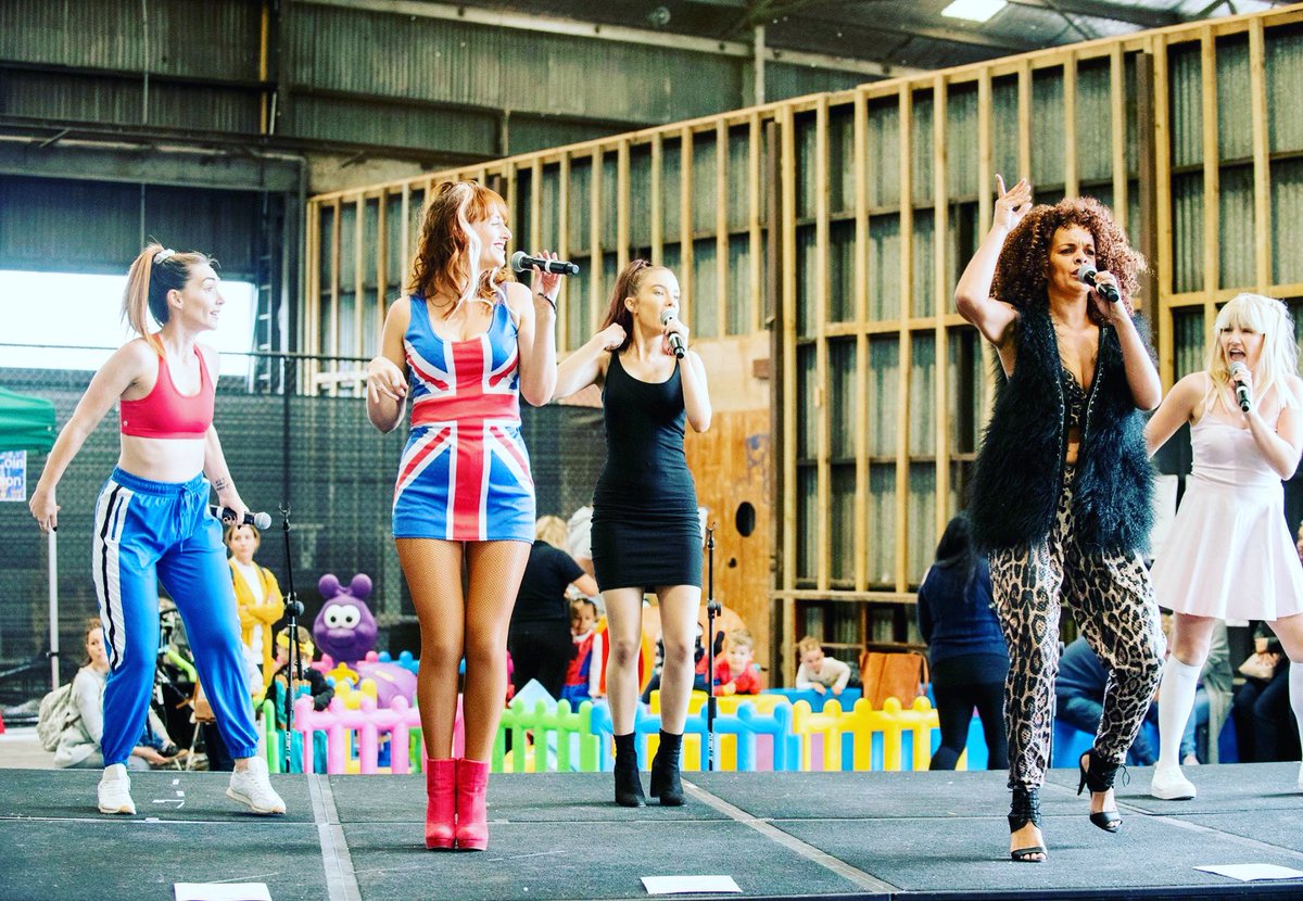 FriendInMeAUS's tweet photo. It’s not a drill! @spicegirls are coming to Oz in 2020! We lost our mind with this tribute band at our event imagine us with the real deal! #girlpower #SpiceUpYourLife https://t.co/eRHrxjSX1o
