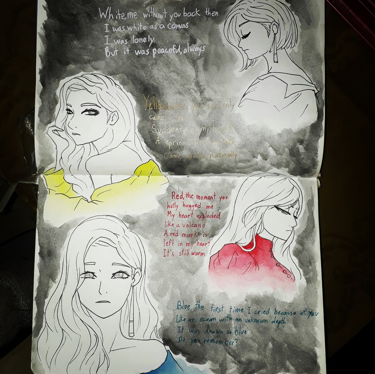 UniBearse's tweet image. My first art piece for @RBW_MAMAMOO , The song that really captured me was Paint Me. Pure Vocals

#마마무 #PaintMe